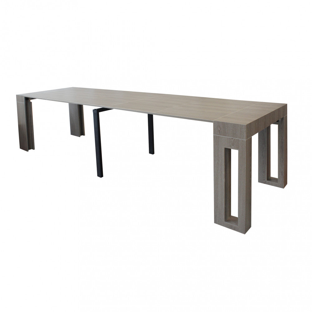 Tavolo consolle darius taupe 45/96/147/198/249/300 x 90