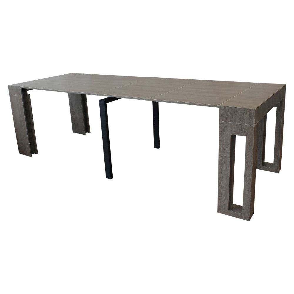 Tavolo consolle darius taupe 45/96/147/198/249/300 x 90