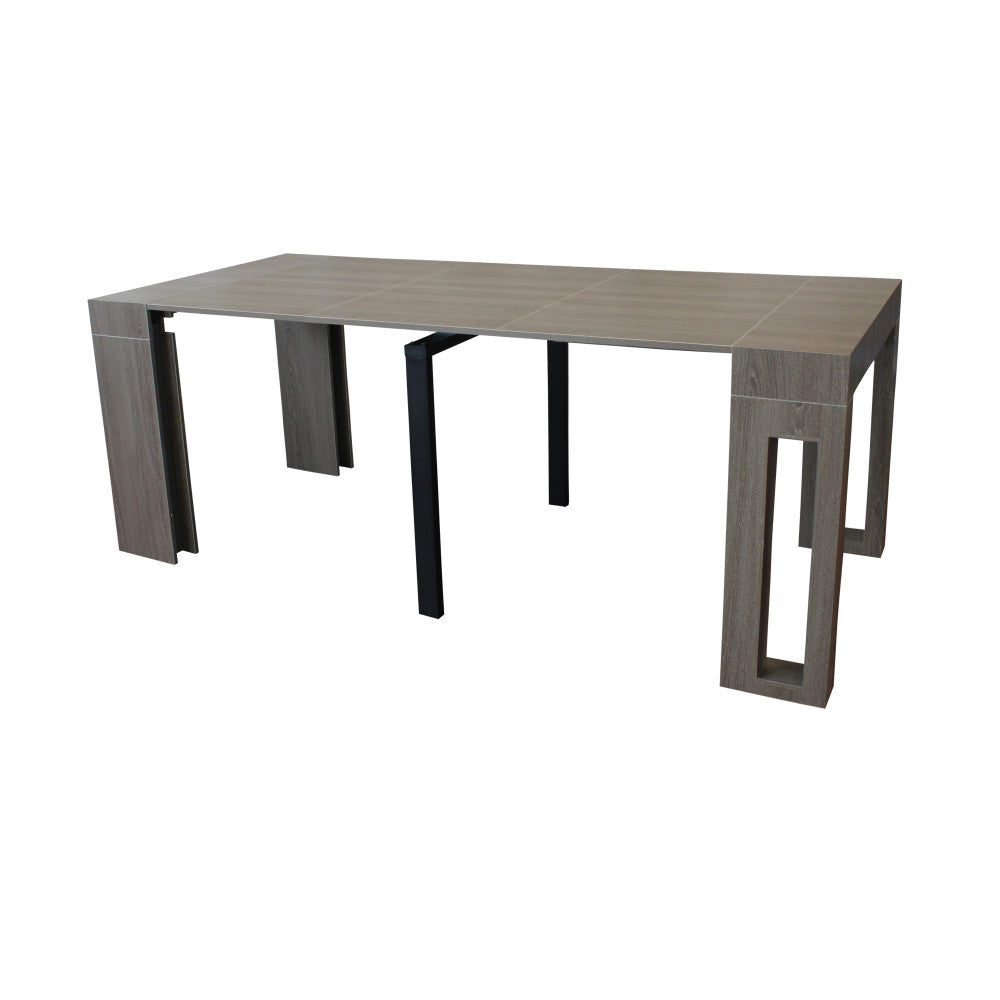 Tavolo consolle darius taupe 45/96/147/198/249/300 x 90