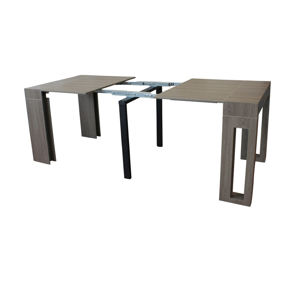 Tavolo consolle darius taupe 45/96/147/198/249/300 x 90