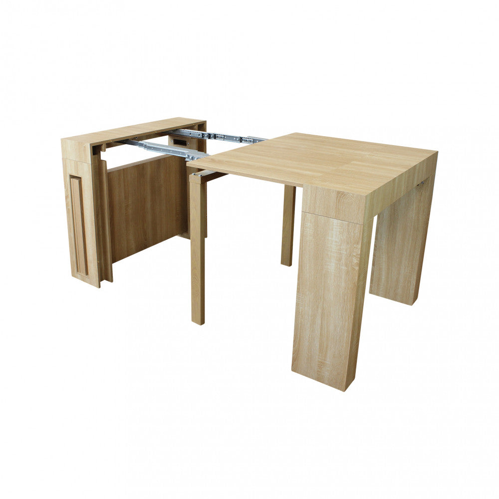 Tavolo consolle darius naturale 45/96/147/198/249/300 x 90