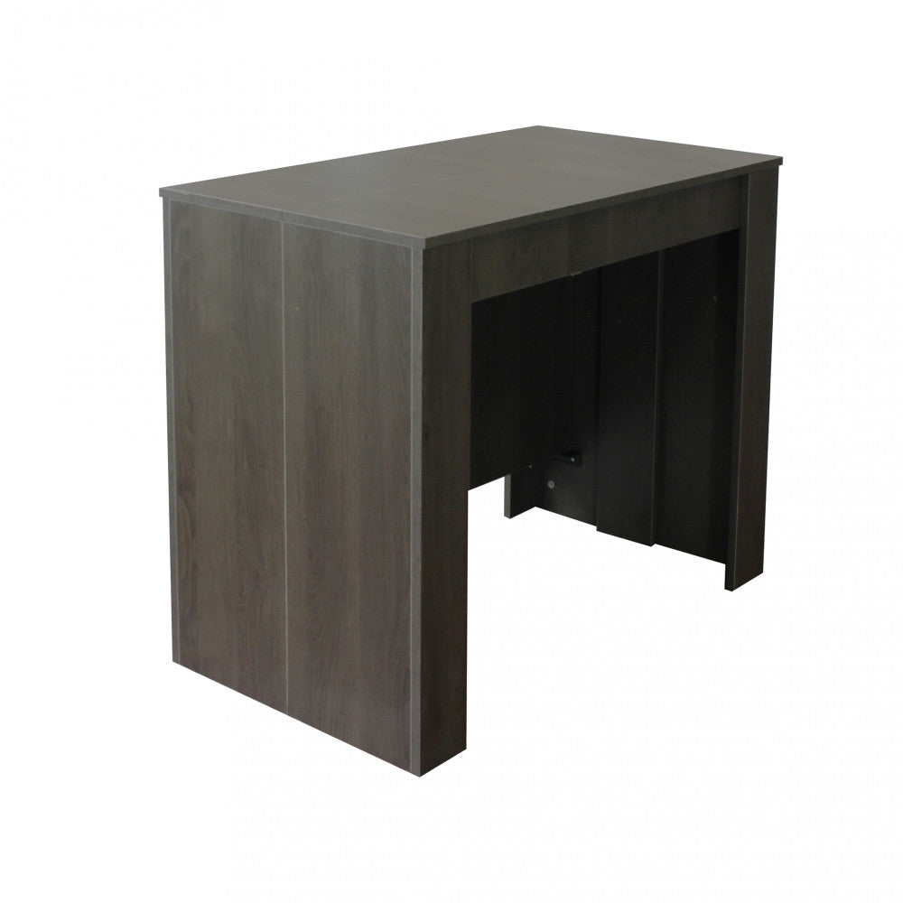 Tavolo consolle dave antracite effetto legno 50/100/150/200/250/300 x 90