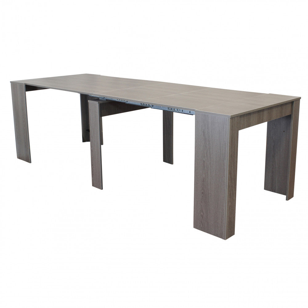 Tavolo consolle dave taupe 50/100/150/200/250/300 x 90