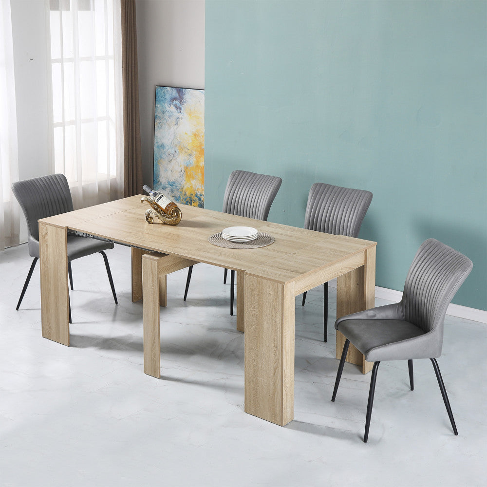 Tavolo consolle dave naturale 50/100/150/200/250/300 x 90