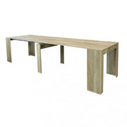 Tavolo consolle dave naturale con venature 50/100/150/200/250/300 x 90