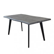 Tavolo dalbert antracite effetto legno 160 x 90