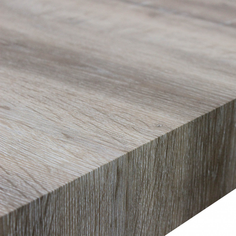 Tavolo allungabile darren naturale nodato struttura nera 160/240 x 90