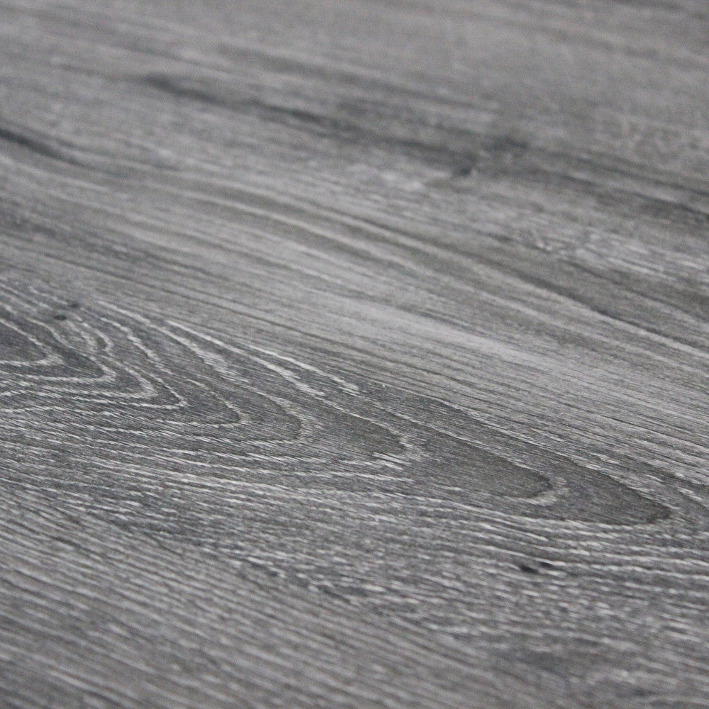 Tavolo allungabile darren antracite effetto legno struttura nera 160/240 x 90