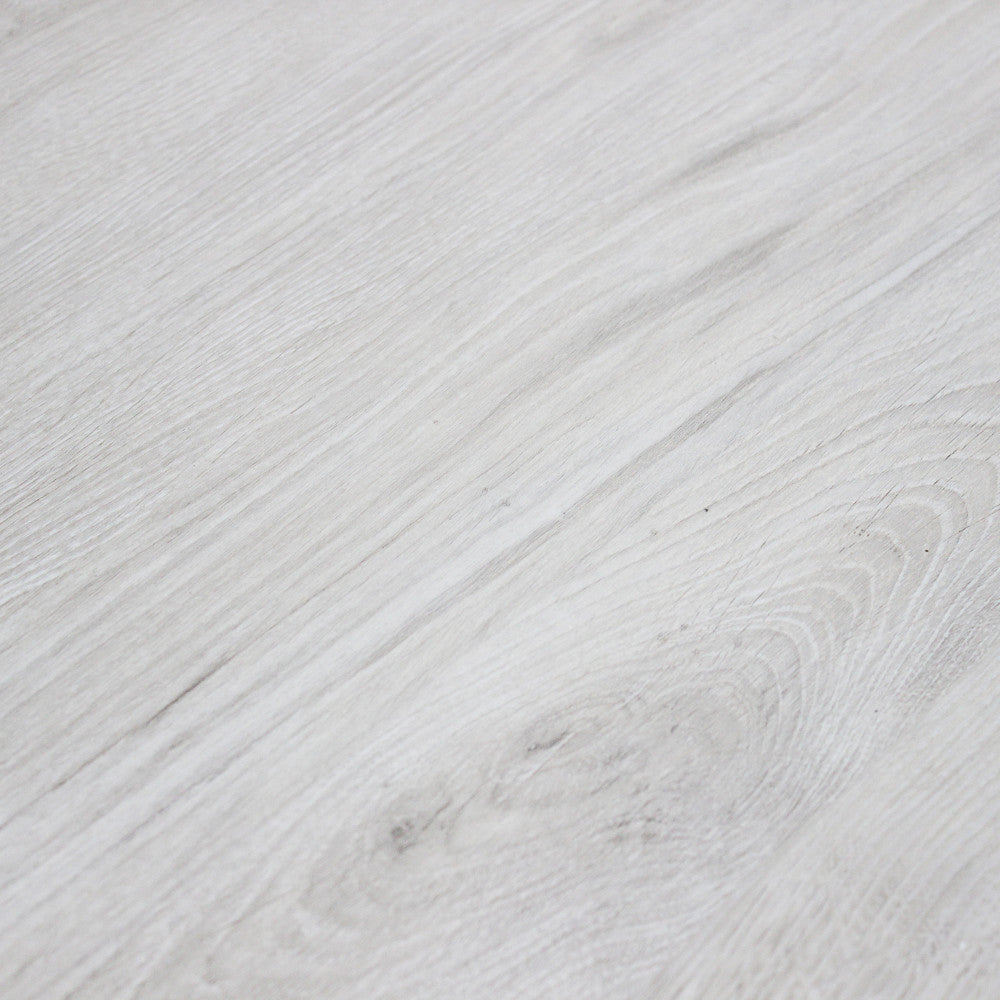 Tavolo allungabile darren bianco effetto legno struttura bianca 160/240 x 90