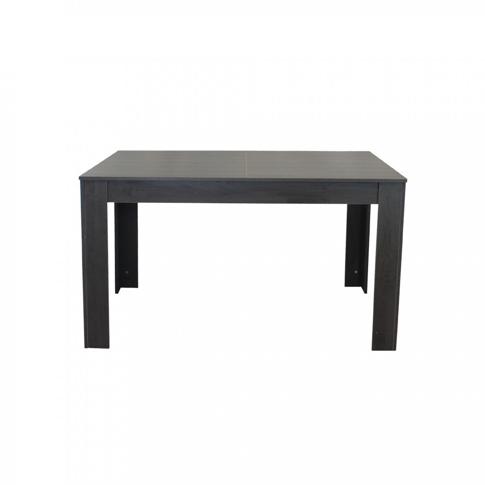 Tavolo allungabile emmet antracite effetto legno 140/190 x 90