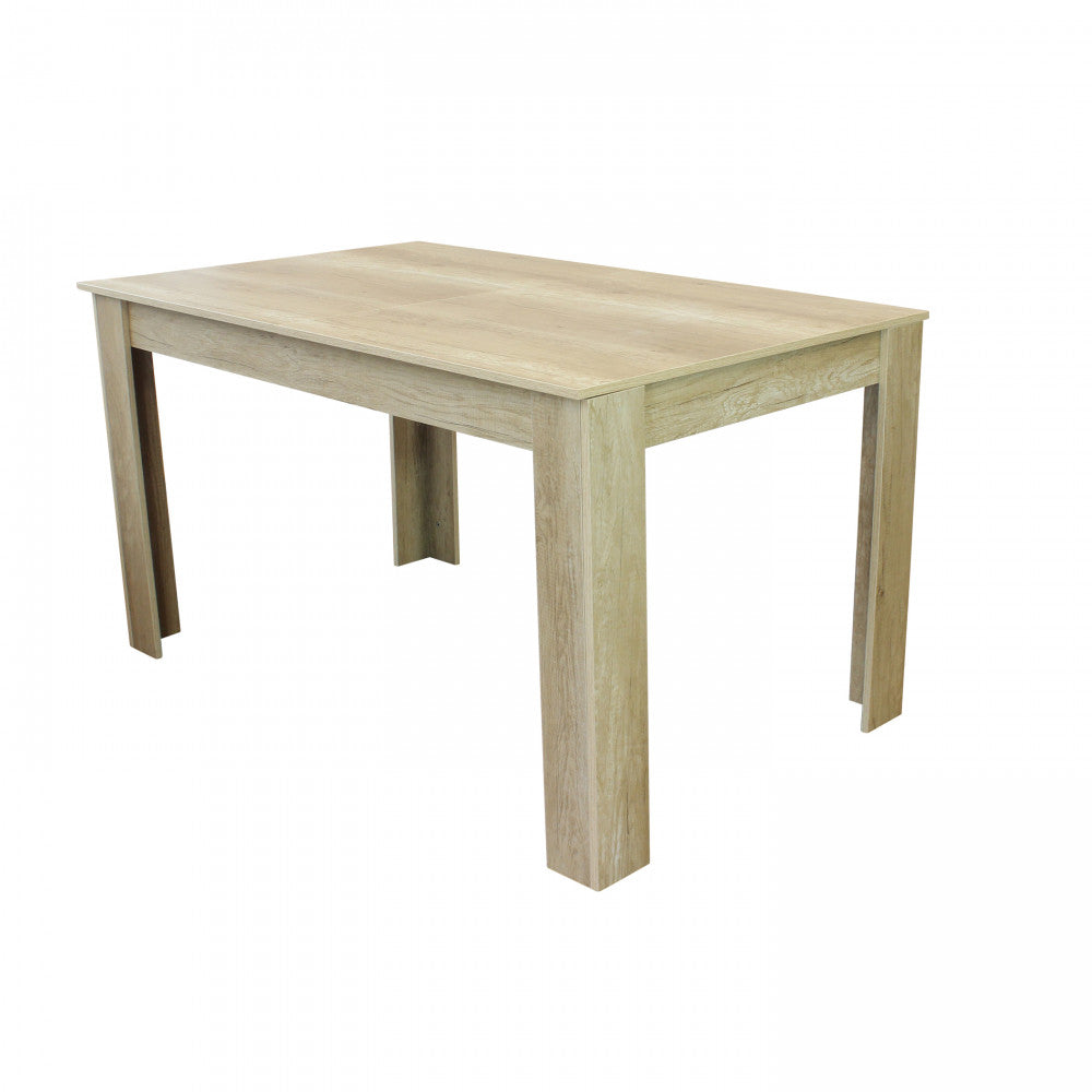 Tavolo allungabile emmet naturale con venature 140/190 x 90