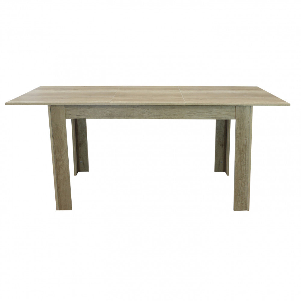 Tavolo allungabile emmet naturale con venature 140/190 x 90