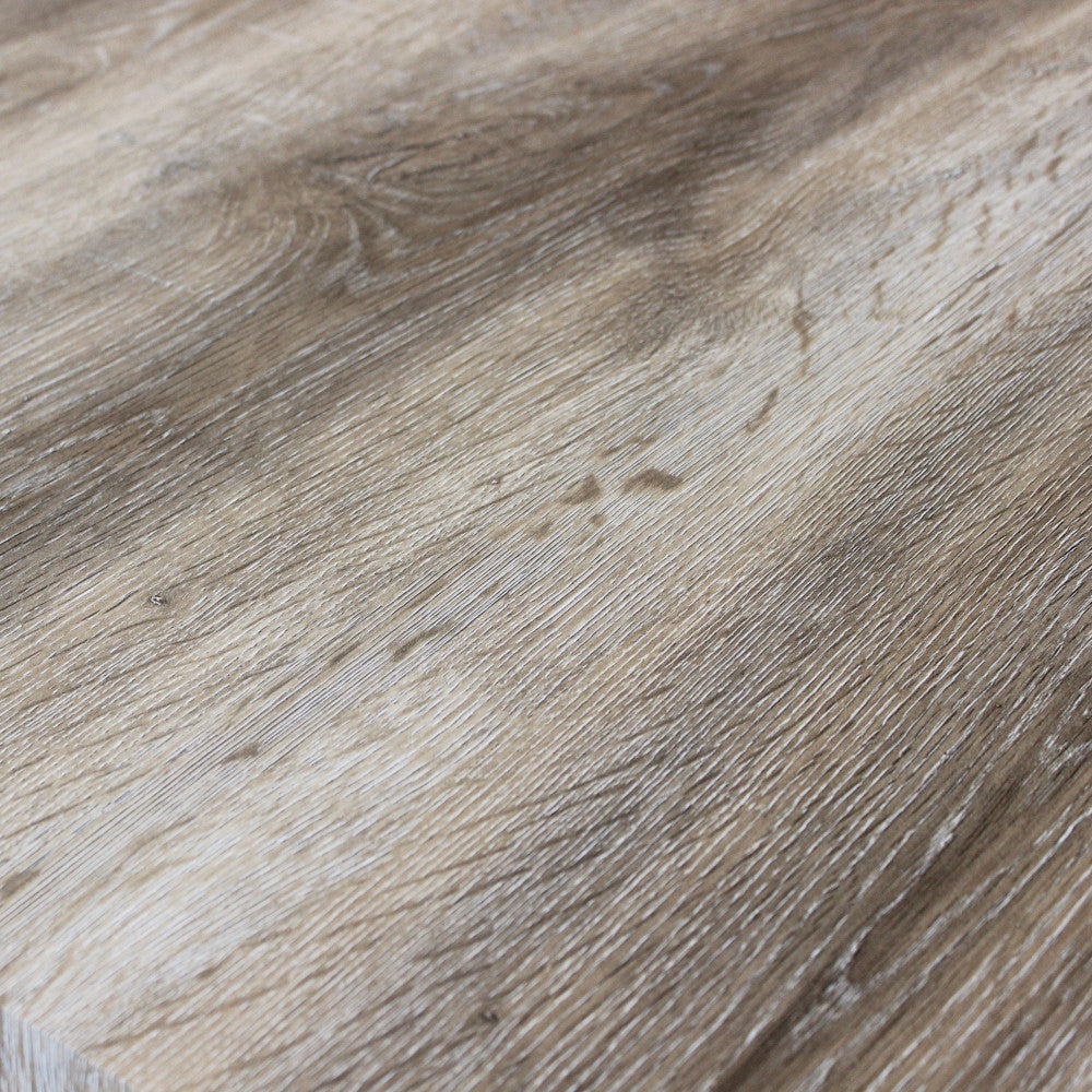 Natural knotted Floyd table with white frame, 160 x 90 cm