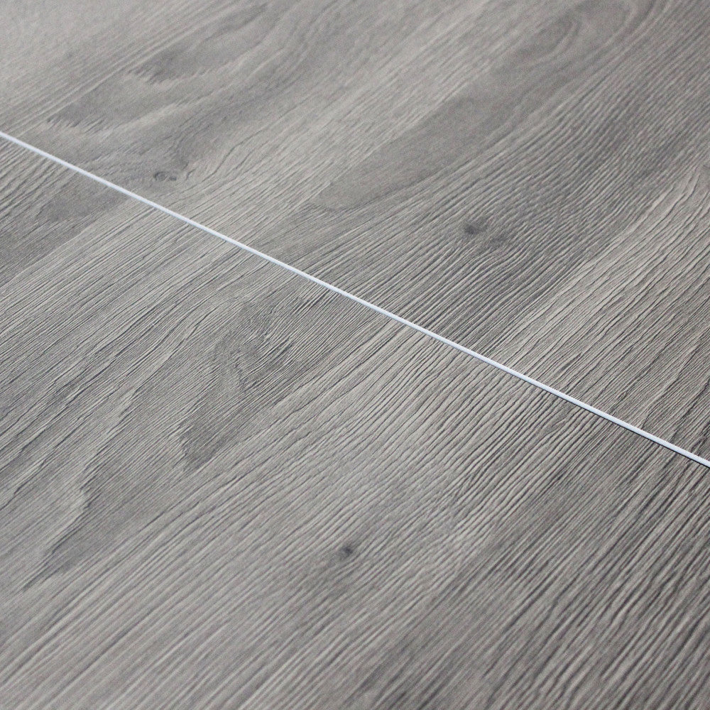 Tavolo allungabile garfield antracite effetto legno struttura nera 160/200 x 90