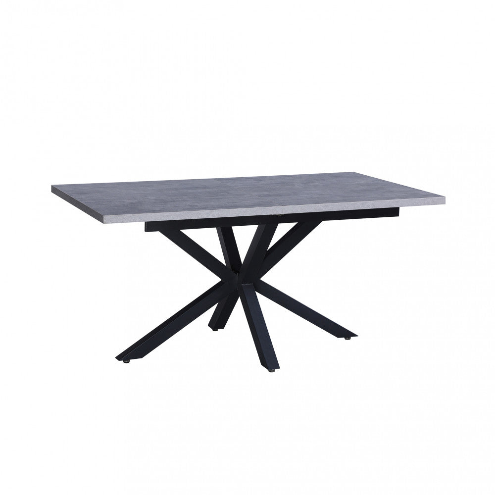 Tavolo allungabile garfield grigio 160/200 x 90