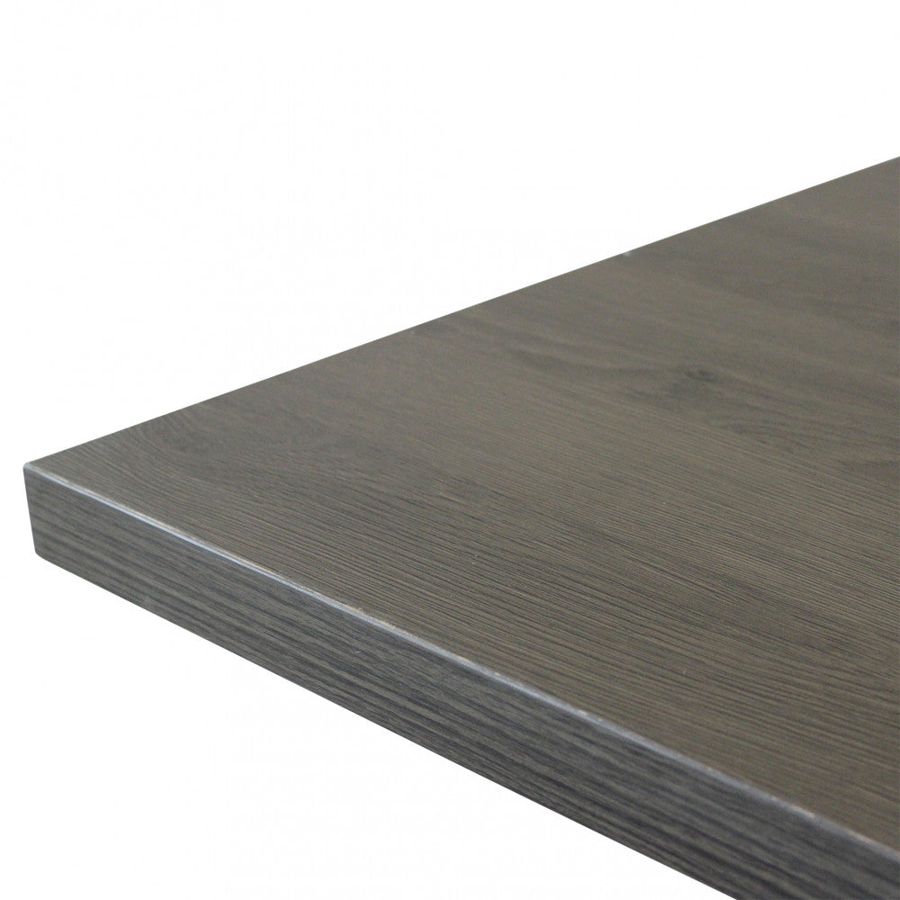 Tavolo allungabile garfield antracite effetto legno struttura bianca 160/200 x 90