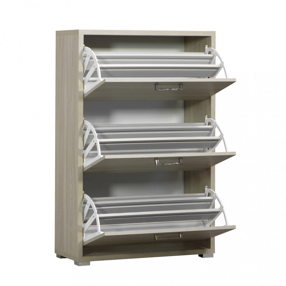 Scarpiera 3 ante a ribalta olmo