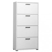 Scarpiera 4 ante a ribalta bianco cemento