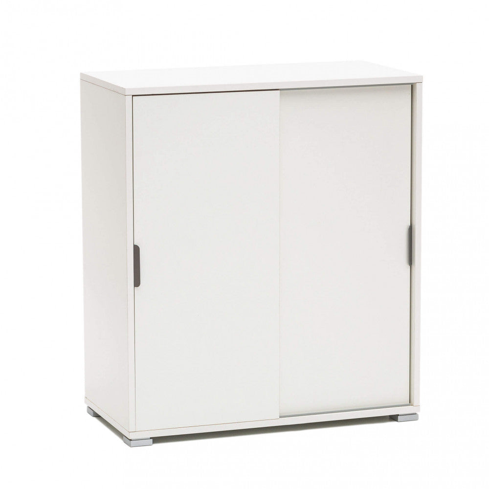 Mobiletto 2 ante scorrevoli bianca