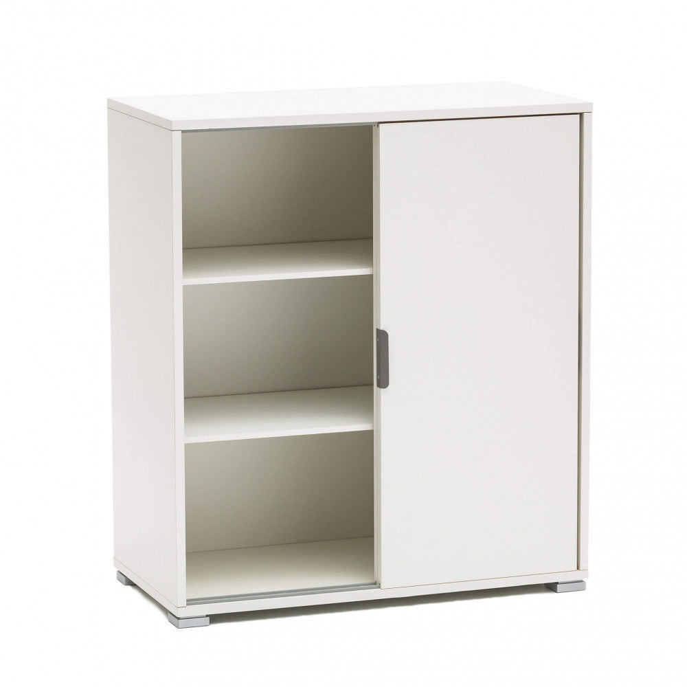 Mobiletto 2 ante scorrevoli bianca