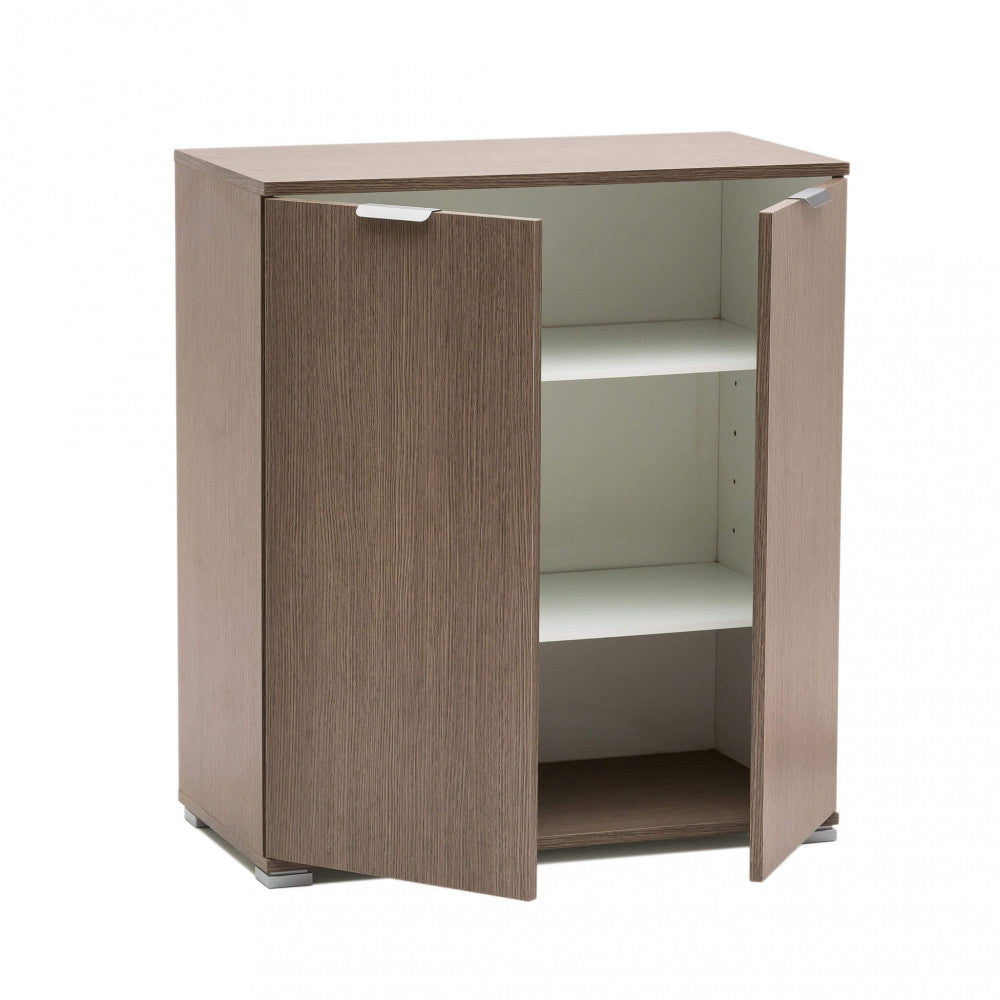 Mobiletto 2 ante rovere grigio