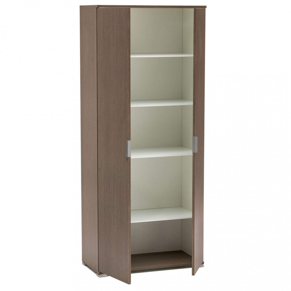 Armadio 2 ante 180 rovere grigio