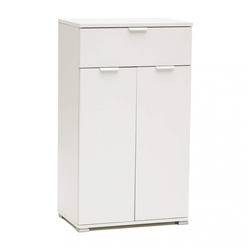 Mobiletto con 2 anta e 1 cassetto bianca