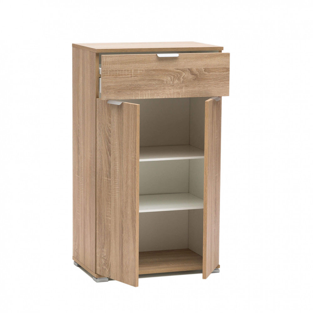 Mobiletto con 2 anta e 1 cassetto naturale