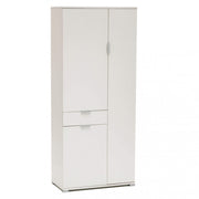 Wardrobe with 3 doors and 1 white drawer