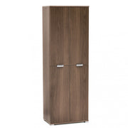 4-door wardrobe in walnut color