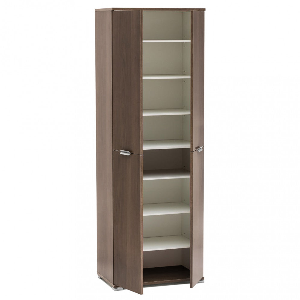 Armadio 4 ante tinta noce