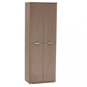 4-door wardrobe in grey oak
