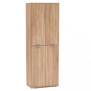 4-door natural wardrobe