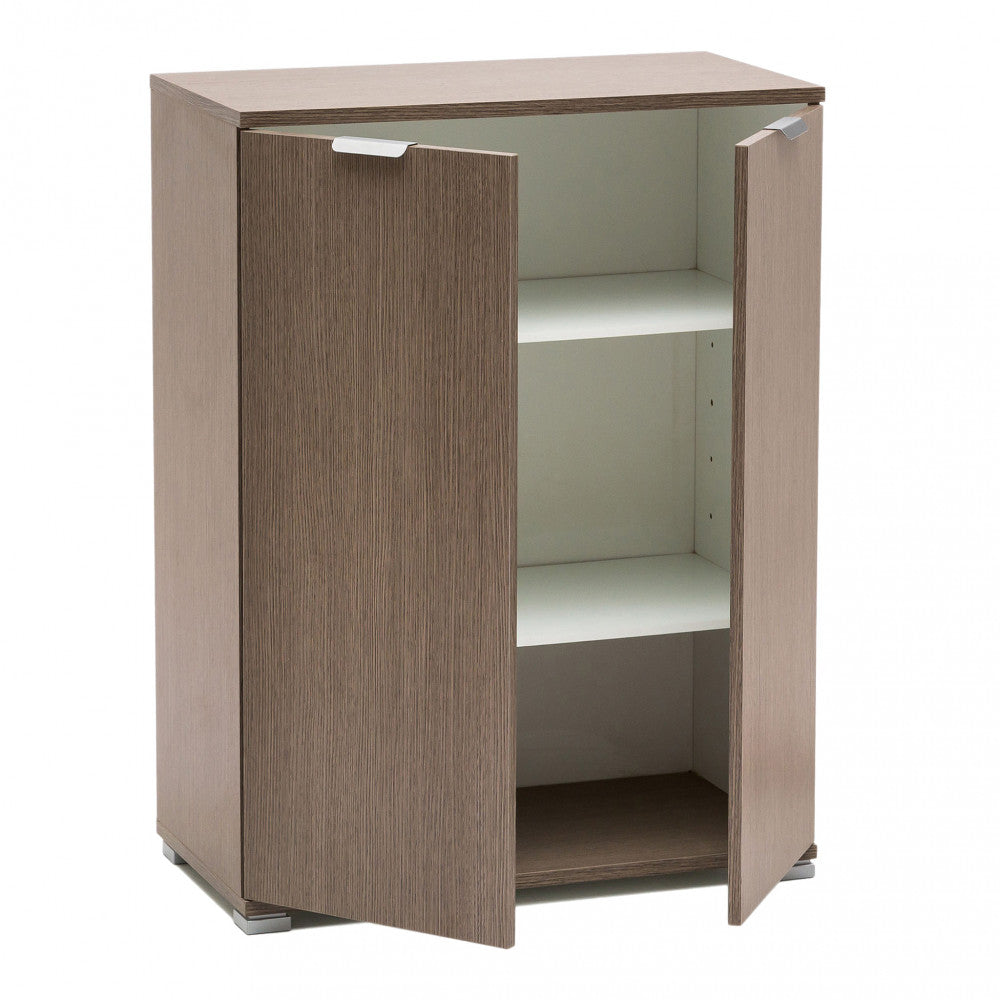 Armadietto 2 ante rovere grigio