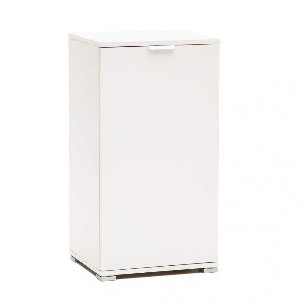 White 1-door cabinet