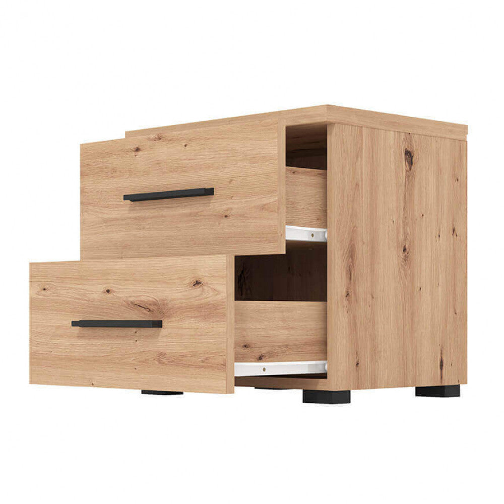 11008166 comodino dado rovere artigiano