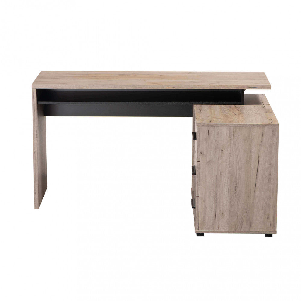 11008173 computer desk arhimed rovere artigiano e nero