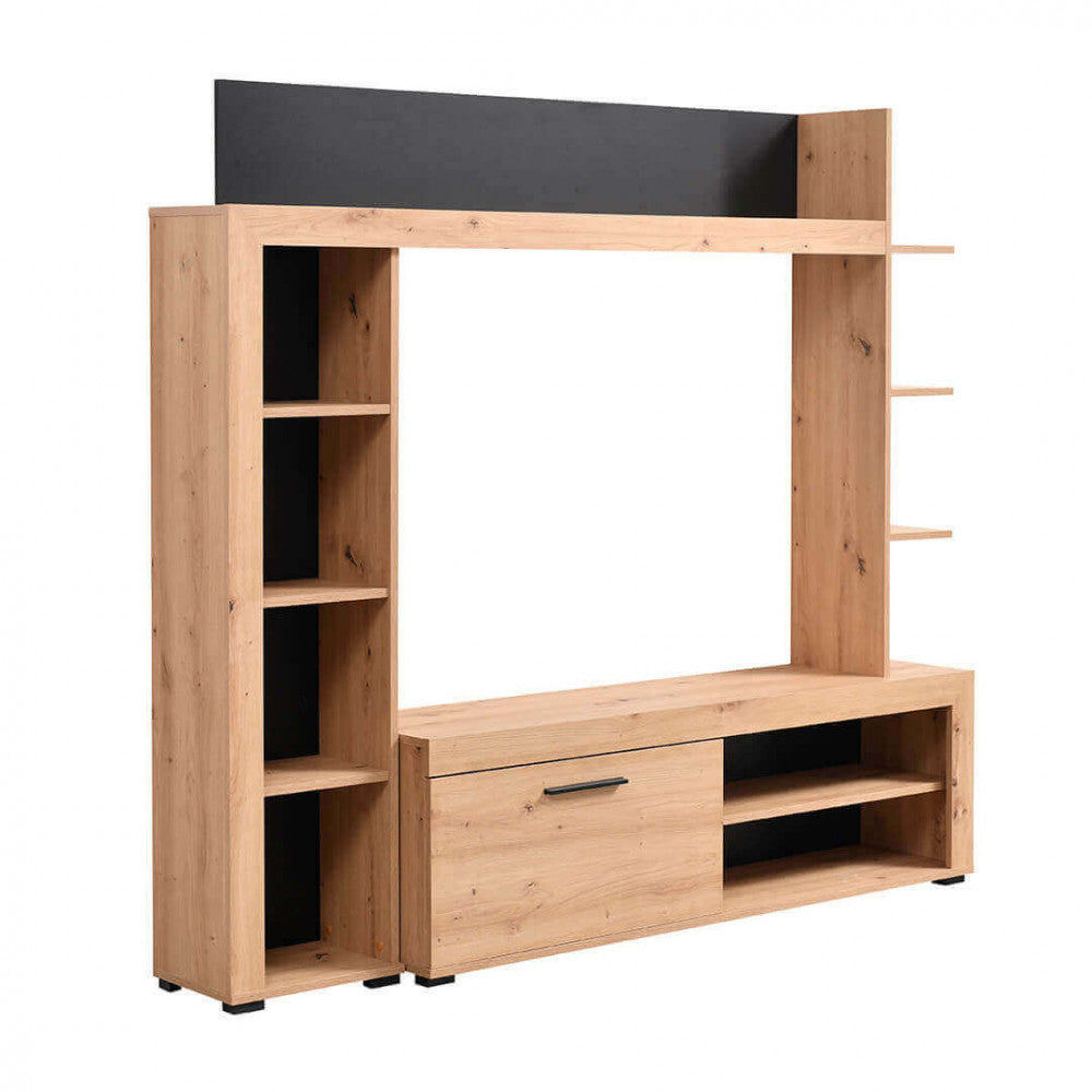 11008241 soggiorno rubi rovere artigiano e nero