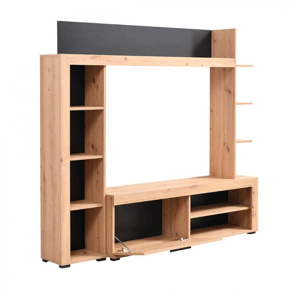 11008241 soggiorno rubi rovere artigiano e nero