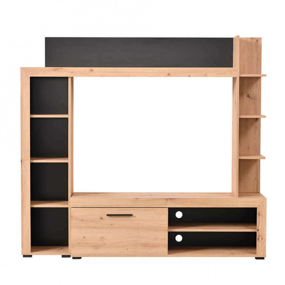 11008241 soggiorno rubi rovere artigiano e nero