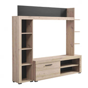 11008242 soggiorno rubi rovere grigio e nero