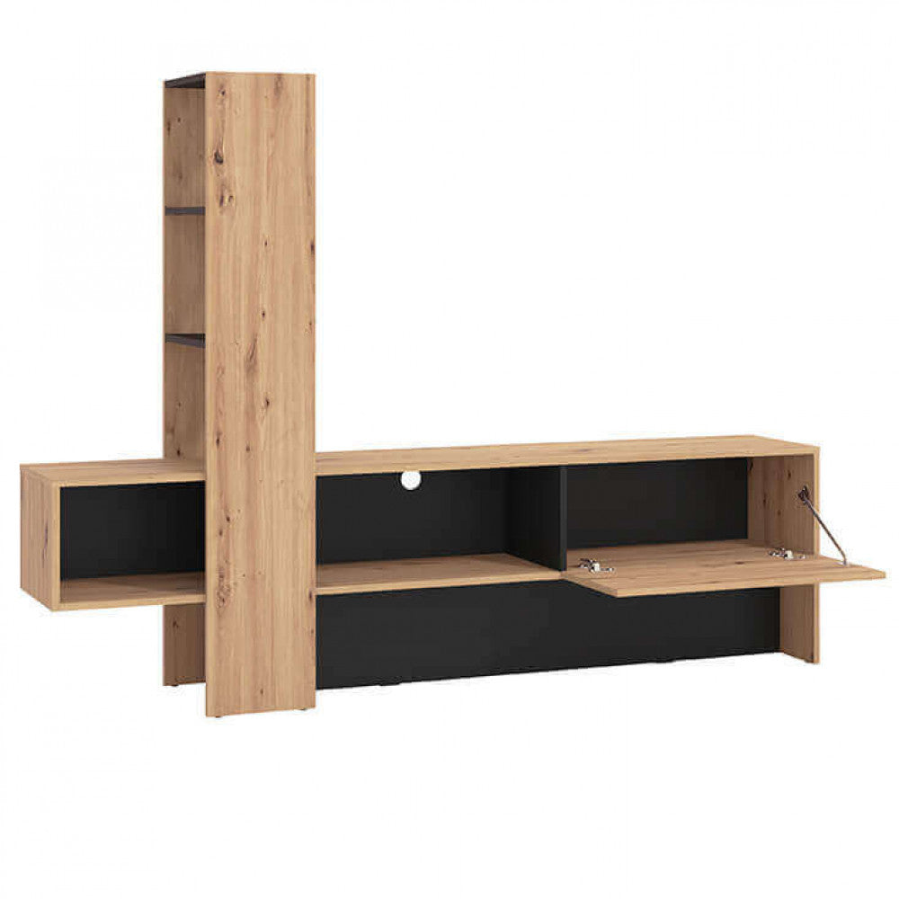 11008243 portatv orense rovere artigiano e nero