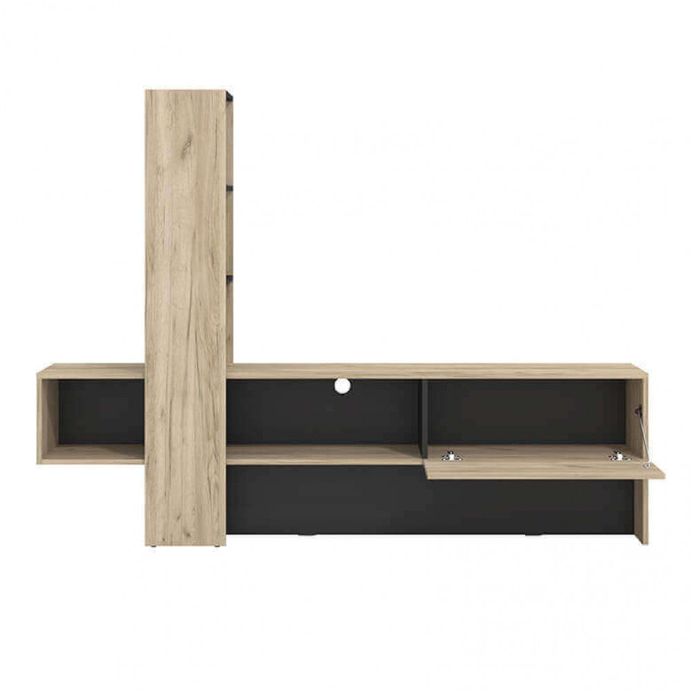 11008244 portatv orense rovere grigio e nero