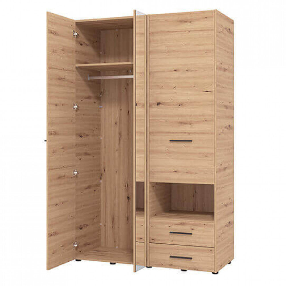 11008262 Leon oak artisan wardrobe