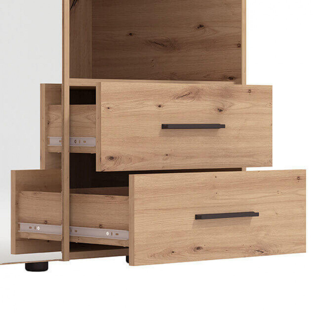 11008262 Leon oak artisan wardrobe