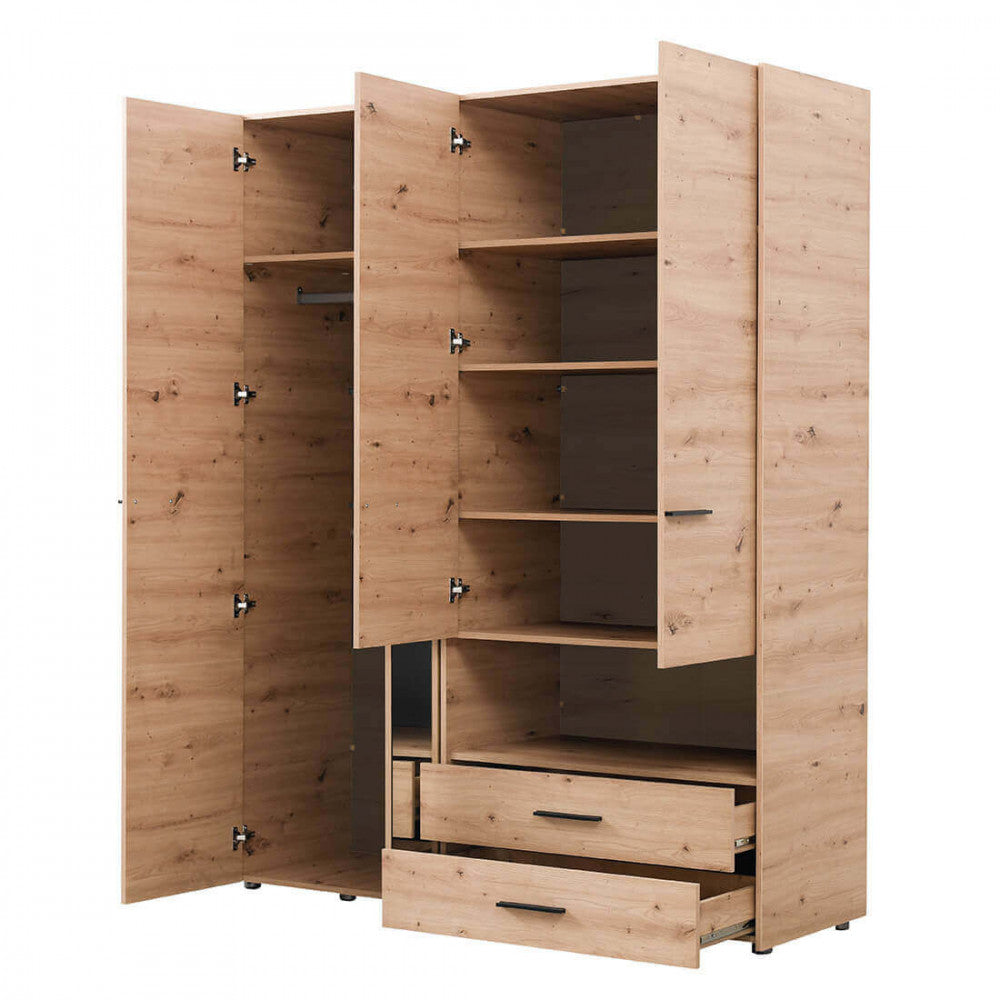 11008265 Leon oak artisan wardrobe