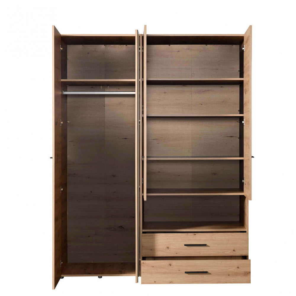 11008265 Leon oak artisan wardrobe