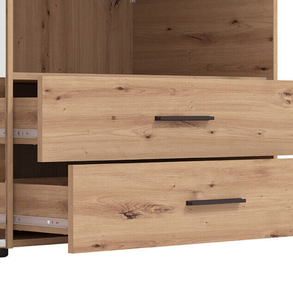 11008265 Leon oak artisan wardrobe
