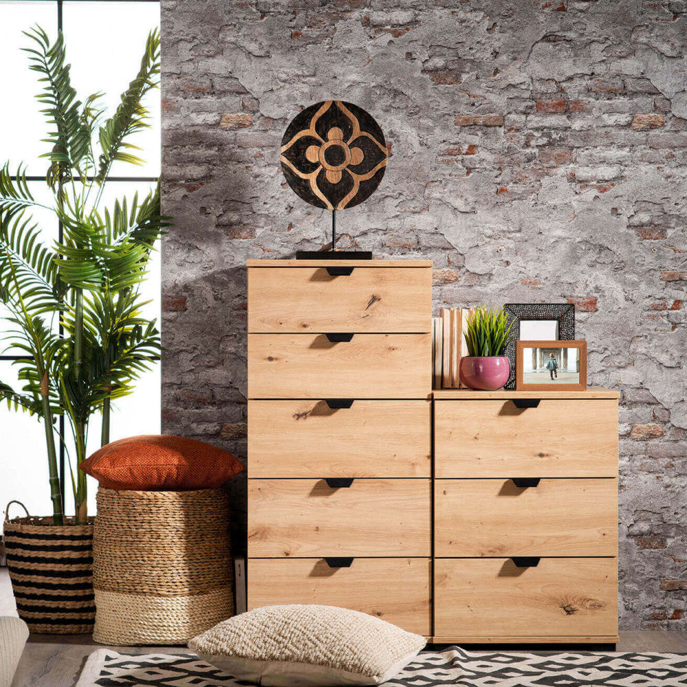 11008314 Duero artisan oak bedside table