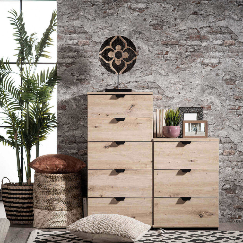 11008315 Duero grey oak bedside table